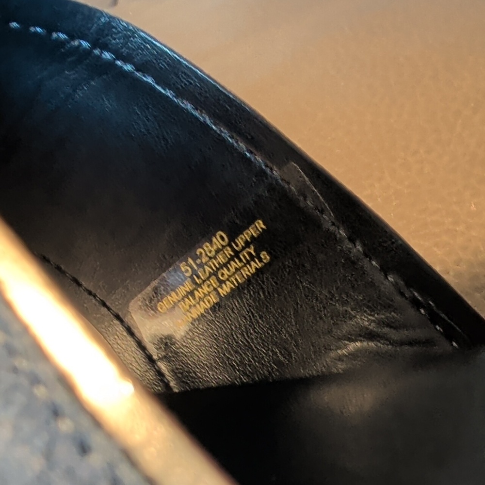 Bella Vita Tab-Italy Suede Navy & Gold Women's Slide Sandals Nwot Size 6 - Picture 4 of 7